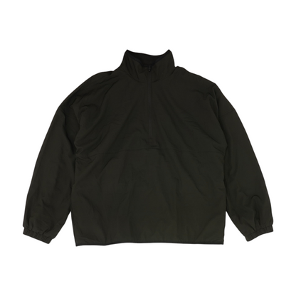 Black Solid 1/4 Zip Pullover