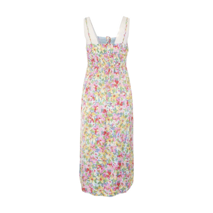Multi Floral Midi Dress