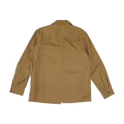 Tan Solid Outdoor Button Down