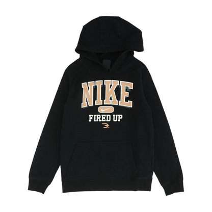 Black Graphic Hoodie Pullover
