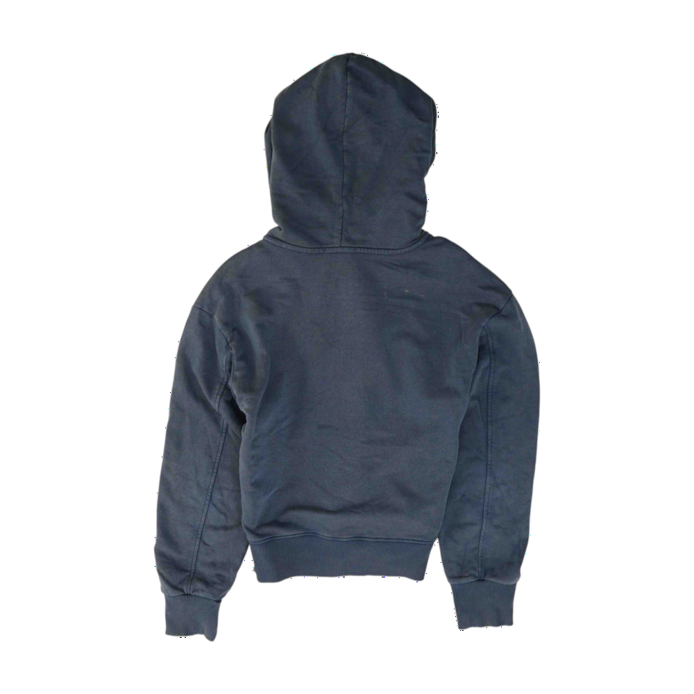 Blue Solid 1/4 Zip Pullover