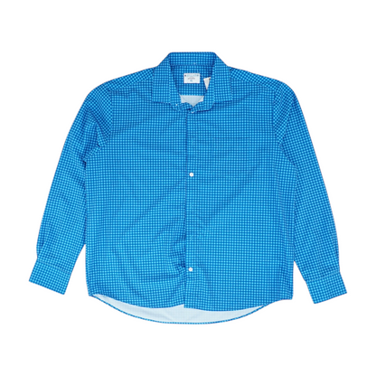 Blue Check Long Sleeve Button Down