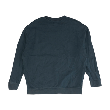 Navy Solid Sweatshirt Pullover