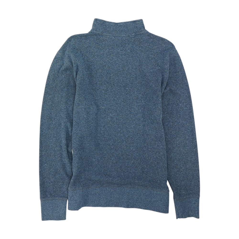 Blue Tall Solid 1/4 Zip Sweater