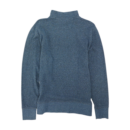 Blue Tall Solid 1/4 Zip Sweater