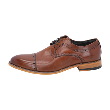 Brown Lace-Up Dress Shoes