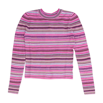 Pink Striped Blouse