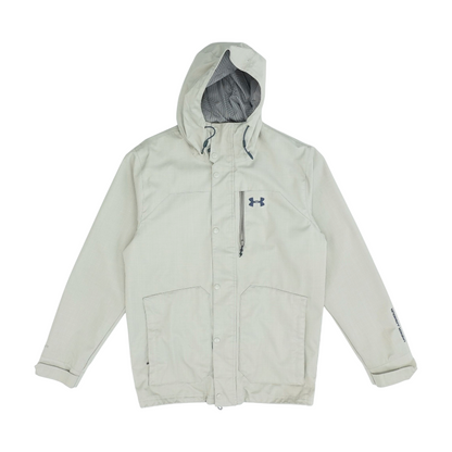 Khaki Solid Rain Jacket
