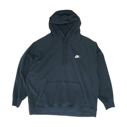 Black Solid Hoodie Pullover