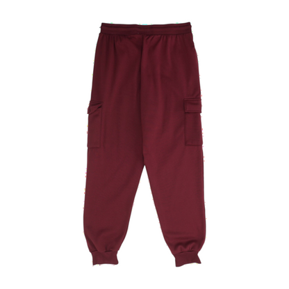 Maroon Tapered Pants