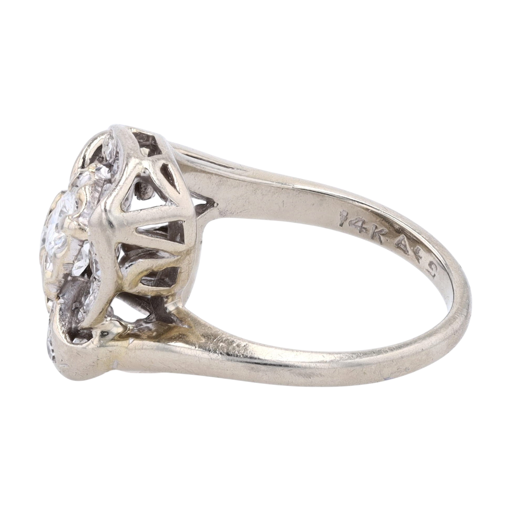 3/4 ctw 14K White Gold Diamond Fashion Ring