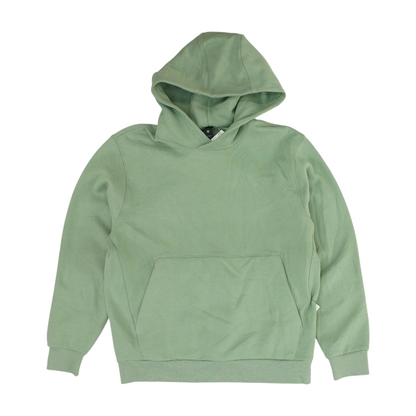 Green Solid Hoodie Pullover