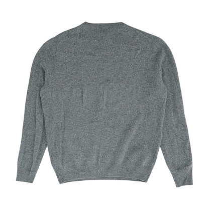 Gray Solid Pullover Sweater