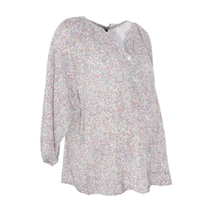 Multi Maternity Floral Button Down