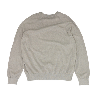 Beige Solid Pullover Sweater