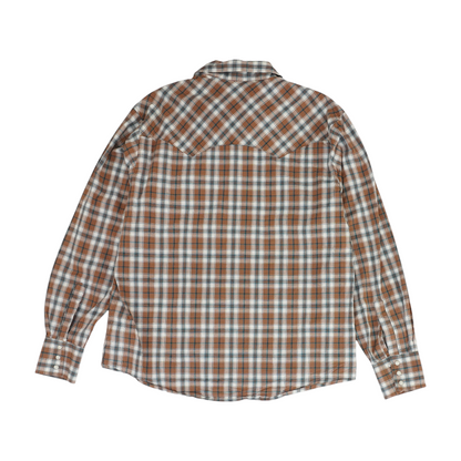 Multi Plaid Long Sleeve Button Down