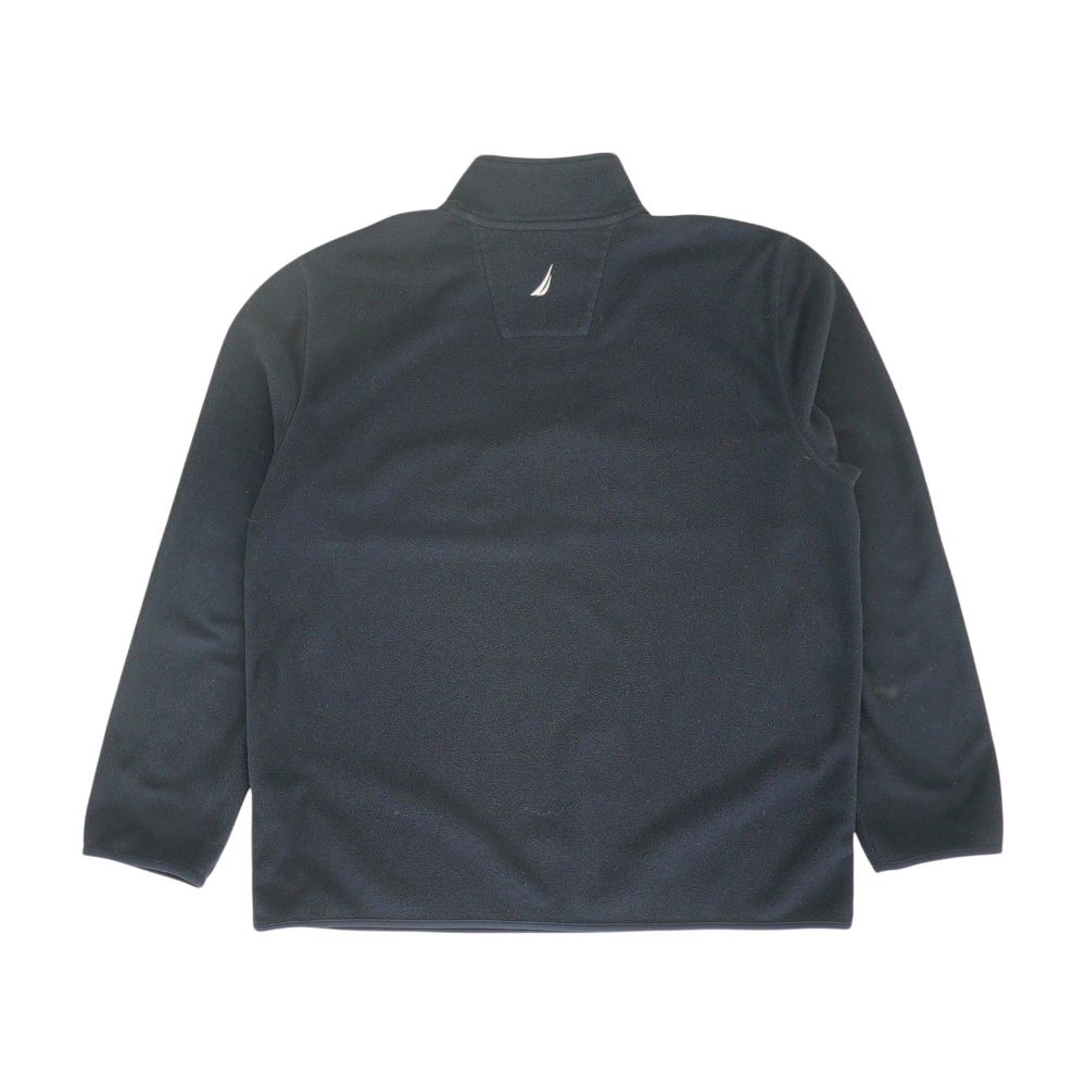 Navy Solid 1/4 Zip Pullover
