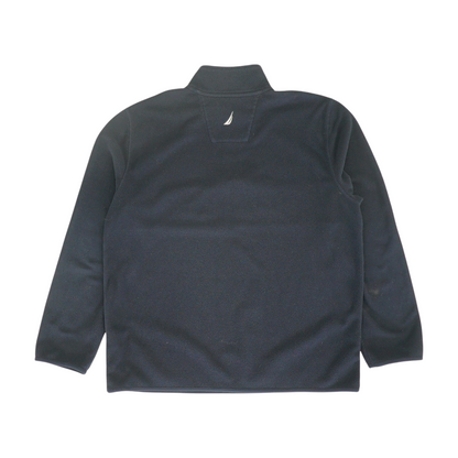 Navy Solid 1/4 Zip Pullover