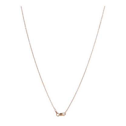 3/4 ctw 14K Rose Gold Diamond Pendant Necklace
