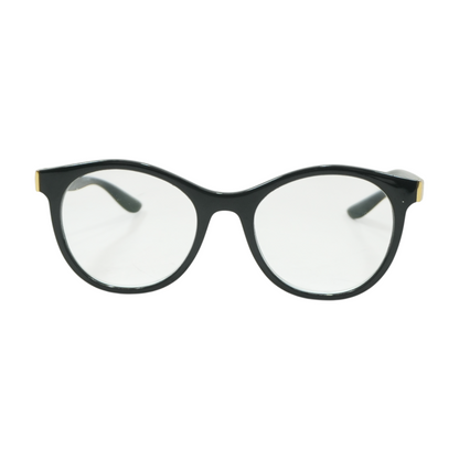 Black DG 5075 Round Prescription Eyewear