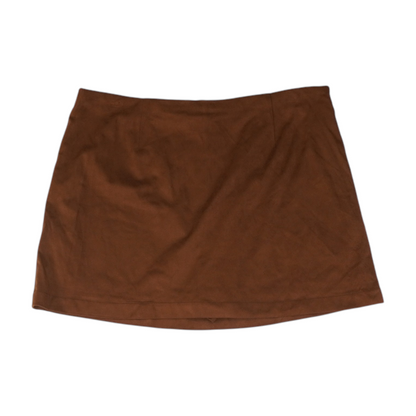 Brown Mini Skirt