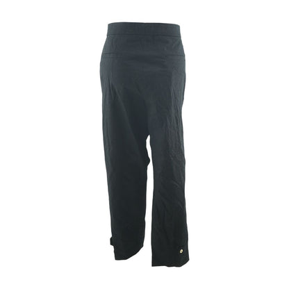 Black Talasso Twill Cropped Pants