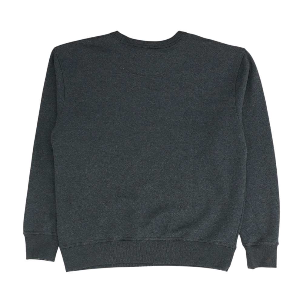 Gray Solid Sweatshirt Pullover