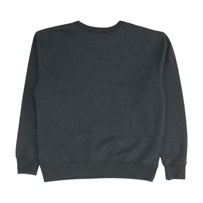 Gray Solid Sweatshirt Pullover