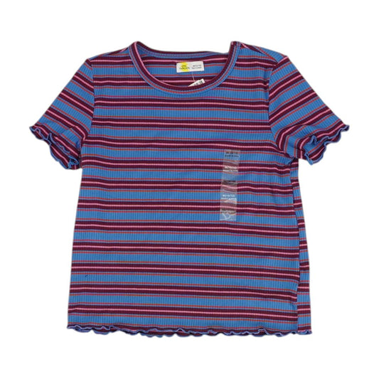 Multi Striped Crewneck T Shirt