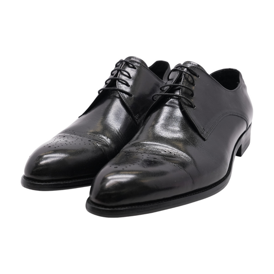 Black Lace-Up Dress Shoes