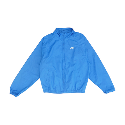 Blue Solid Rain Jacket