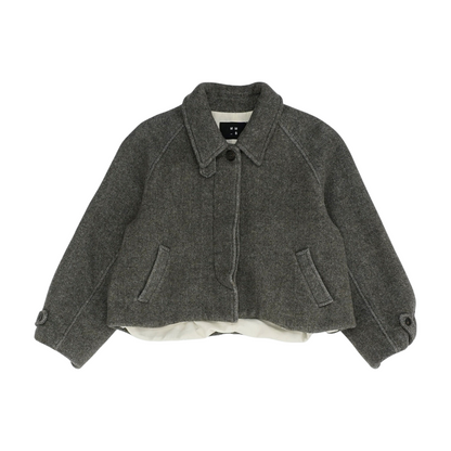 Gray Herringbone Jacket