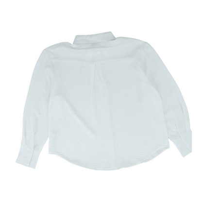 White Flannel Button Down