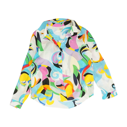 Multi Print Button Down