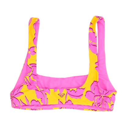Magenta Floral Swim Top