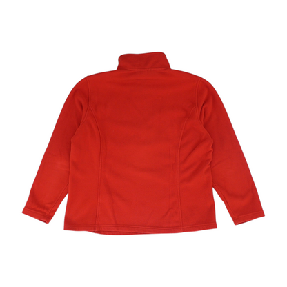 Red Solid 1/4 Zip Pullover