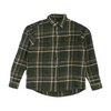Olive Plaid Flannel Button Down