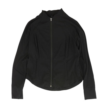 Black Solid Active Jacket