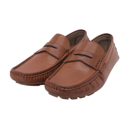 Brown Slip-On Dress Shoes