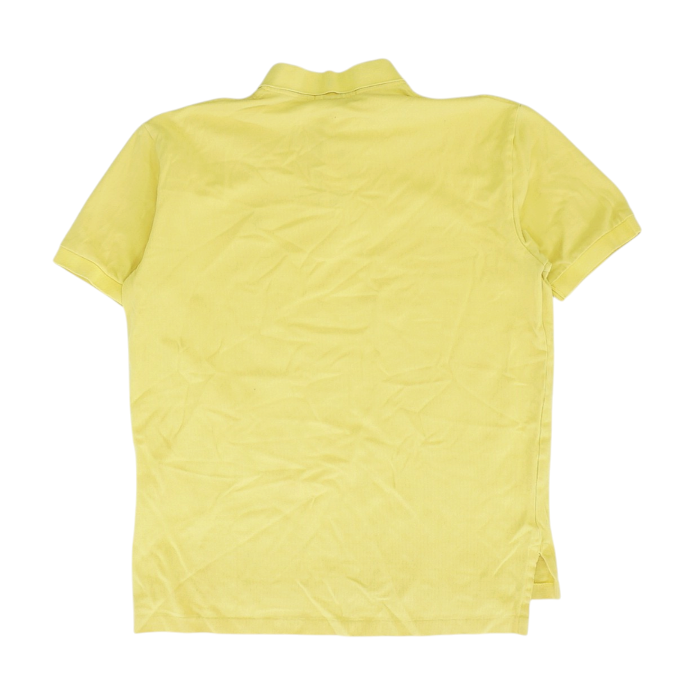 Yellow Solid Short Sleeve Polo