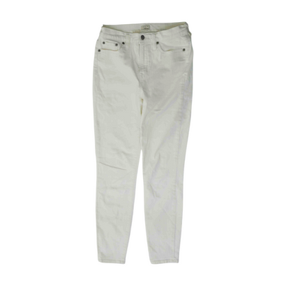 White Tapered Jeans