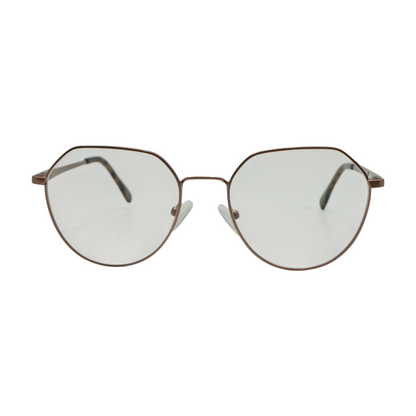 Rose Gold Zola Geometric Prescription Eyewear