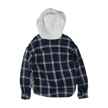 Navy Plaid Jacket