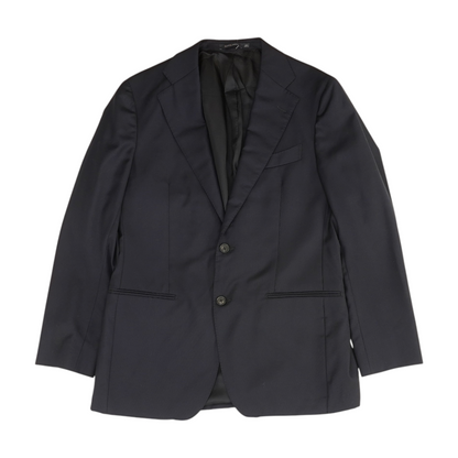 Navy Solid Suit Jacket