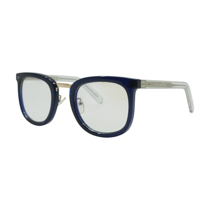 Navy The Alchemist Round Prescription Eyewear