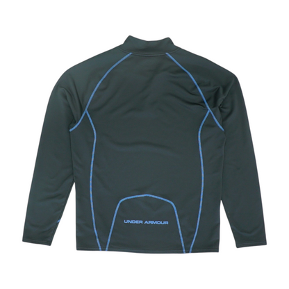 Black Solid 1/4 Zip Pullover