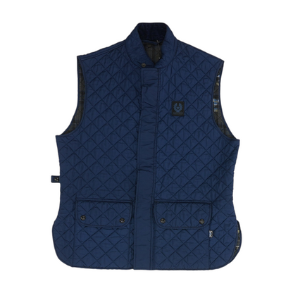 Blue Solid Vest