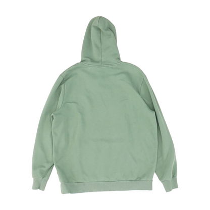 Green Solid Hoodie Pullover