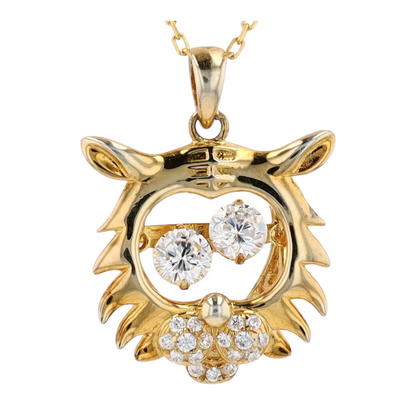 Sterling Silver Cubic Zirconia Pendant Necklace