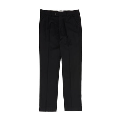 Navy Solid Dress Pants